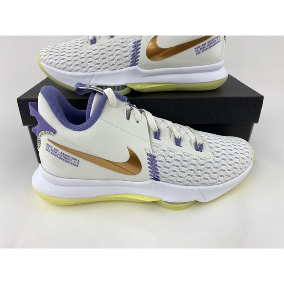 NEW Nike LeBron Witness 5 Summit White Men's Basketball Shoes Sneakers - Picture 11 of 12
